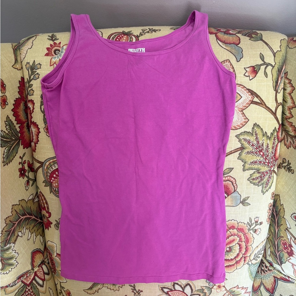 Duluth Trading Co Magenta Tank Top